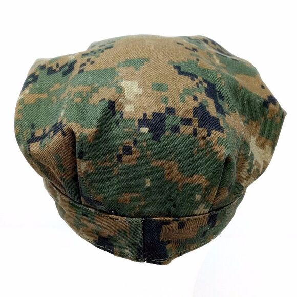 Vintage Military Cap Utility M.C. 1988 Made in USA Camo Hat - Men's Size Small - Picture 4 of 7